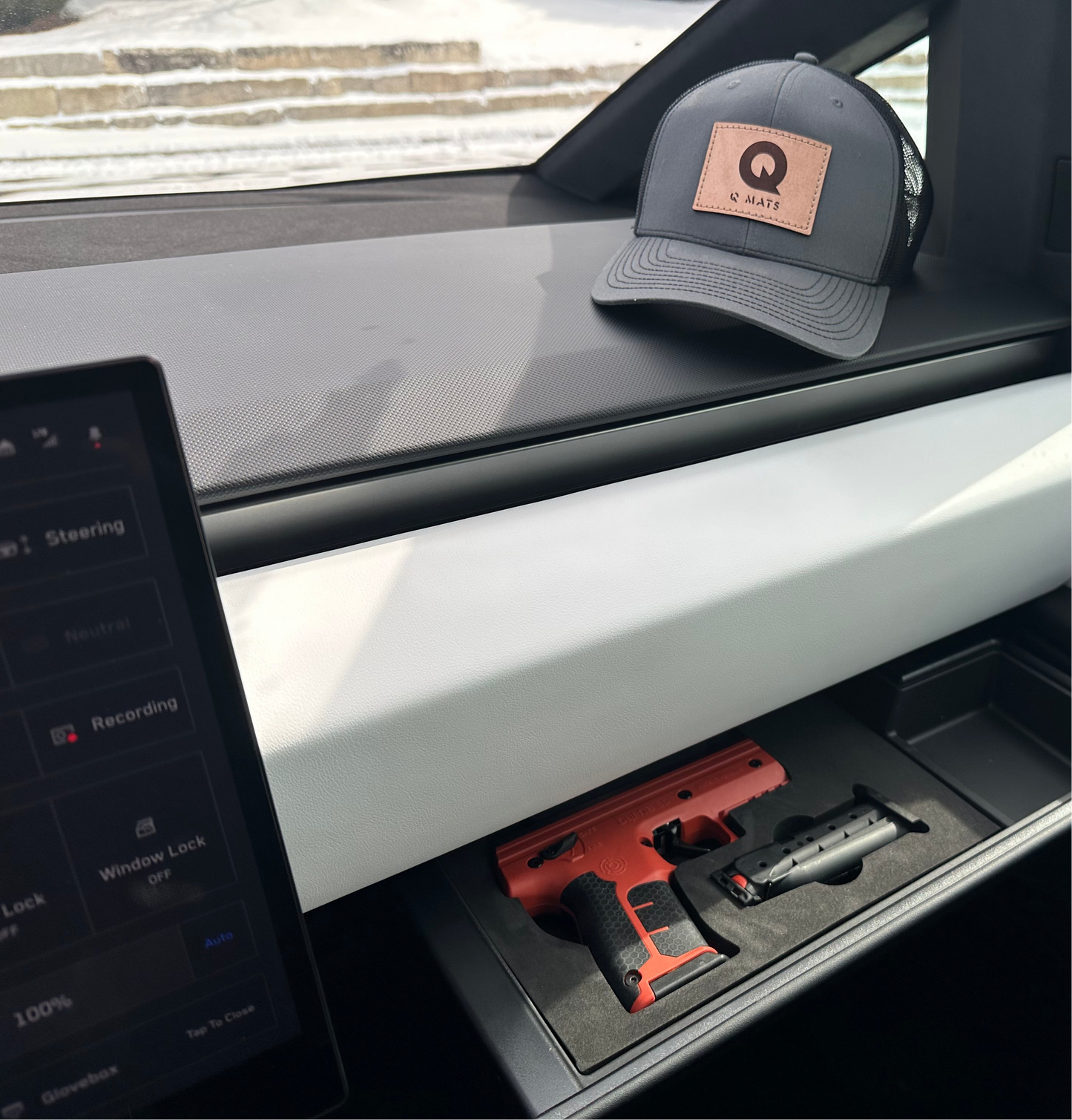 Cybertruck Byrna SD Launcher Q Mat